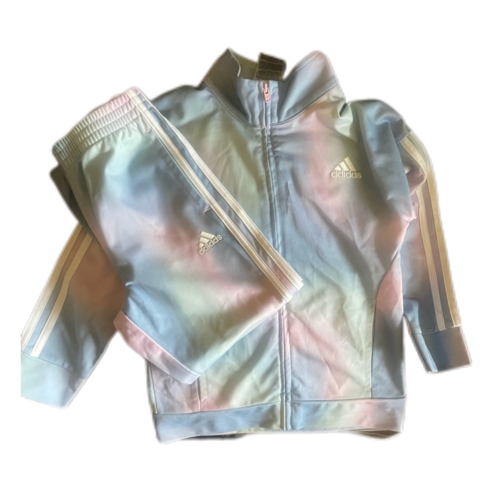 Adidas Blue and Pink Lightweight Jacket